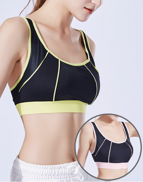 Fluorescent Colored Shockproof Sports Bra Manufacturer USA