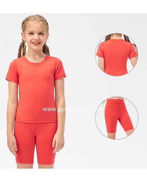 Kids Girls Custom Yoga & Gym Wear