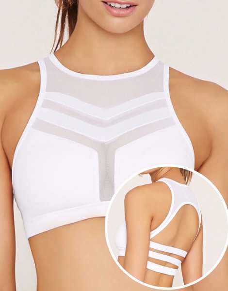 Padded Dry Fit Mesh Sports Bra Manufacturer