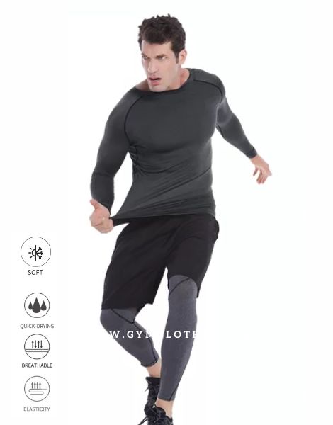 wholesale high quality compression full sleeve suit